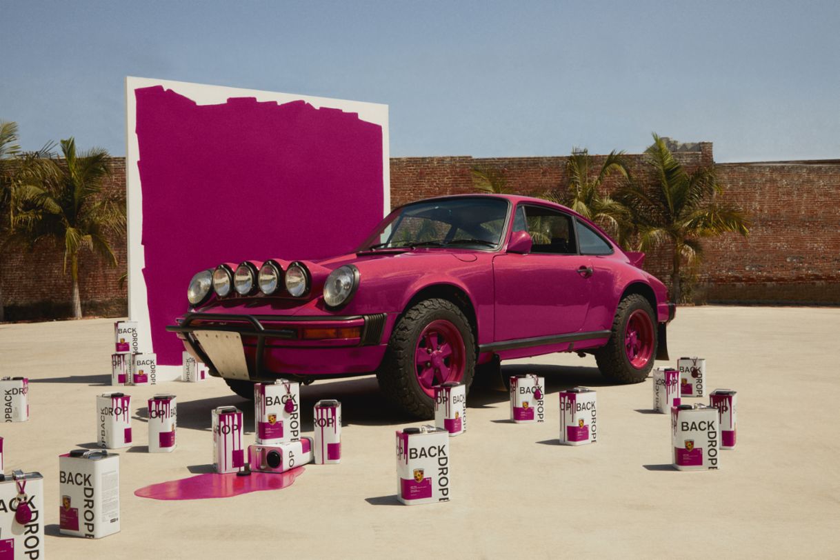 Porsche teams up with Backdrop to bring an array of colors to your home